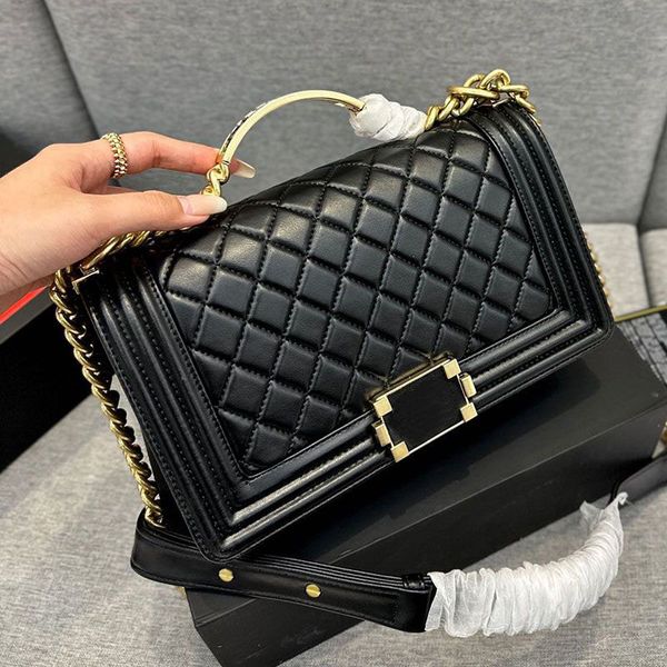 

Real Designer Real 1:1 Quality leather Women luxurys Handbags Messenger Hollow letter handle Chain Bag Clutch Flap crossbody lady clutch Gilded Hardware 24m, Burgundy