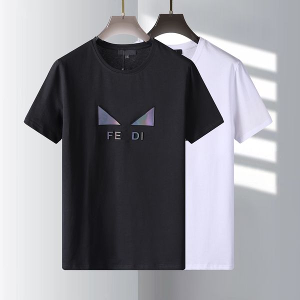

Designer T Shirts Chest Letter Print Short Sleeve High Street Casual T-shirt 100% Pure Cotton Tops for Men and Women, #2