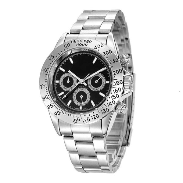 

34 2021 Laojia Watch Hot Steel Strip Men's Three Eyes Surface Style 30, Red
