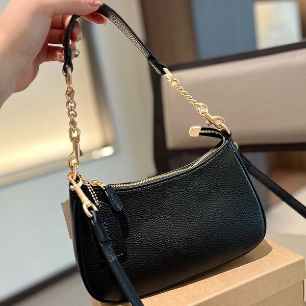 

Fashion Designer Underarm Small Handbags Women Shoulder Half-moon ladies Purse Strap Croissant bags Large Capacity Chain Bag, #2