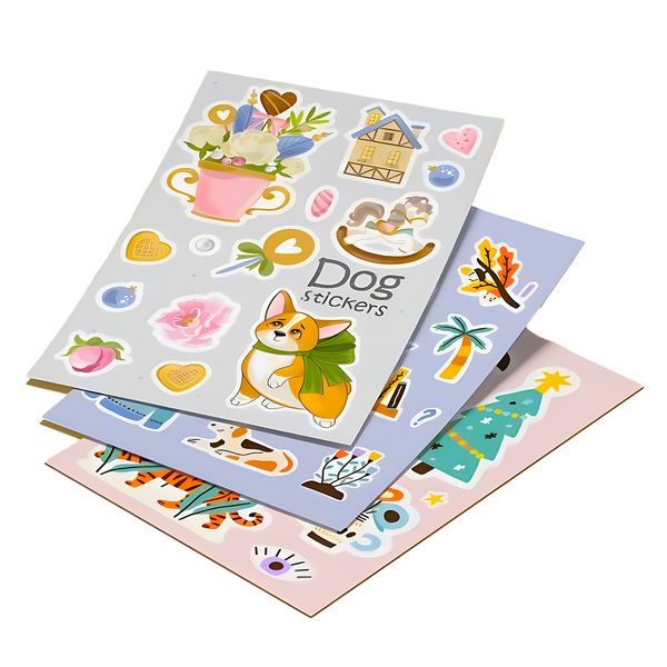 Wholesale Customized Stickers Labels Stickers Writable Paper for Home Decoration packages 100 pieces per piece factory outlet