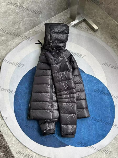 

Mens Designer Down Parka Jacket - Crofton White Coat -2XL Warmth Crafted for Outdoor Comfort, White with black badge