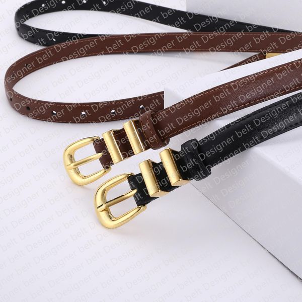 

Belts for women designer Fashion Smooth Buckle Belt Retro Design Thin Waist Belts for Womens Width 2.5CM ceinture luxe Cowhide 4 Color Optional YeS Love belt goods, P2