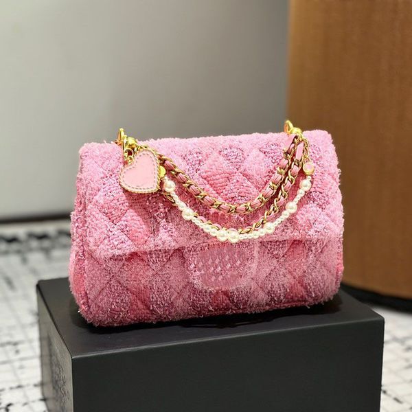 

Designer bags Classic Luxury Women Wool Shoulder bag Classic Crossbody bag Handbag Beach bag Large capacit Tote travel bag Messenger bag Fortune Bag 20m, Black