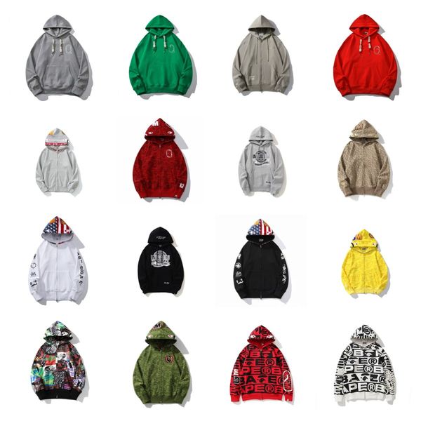 

designer mens hoodies sweatshirt pullover camo jacket men y2k zip up hip hop rock street sweater coat jackets shark hoodie women Designer Hoodie tracksuit asian size, Champagne