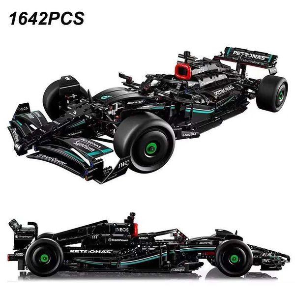 

1642PCS Blocks Technical F1 W14 E Performance Speed Car Building Blocks Brick Compatible 42171 Vehicle Model DIY Toy Gift for ChildrenY241106FSQM, White