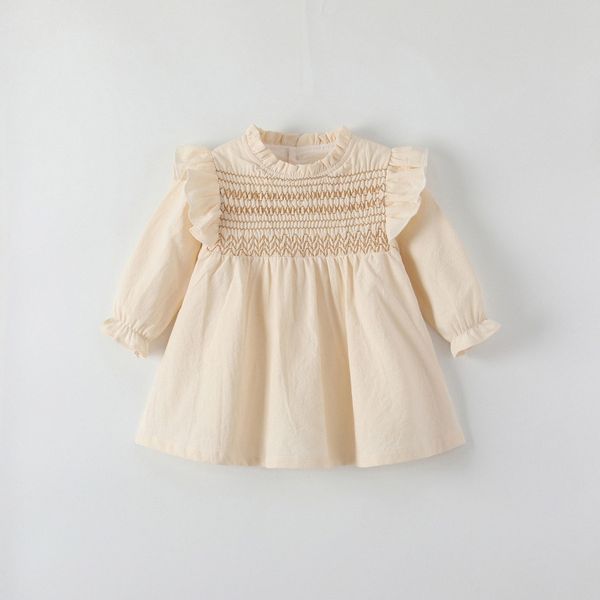 

kids baby dress apricot clothes Toddlers Clothing BABY childrens girls purple pink summer Dress 61rJ#