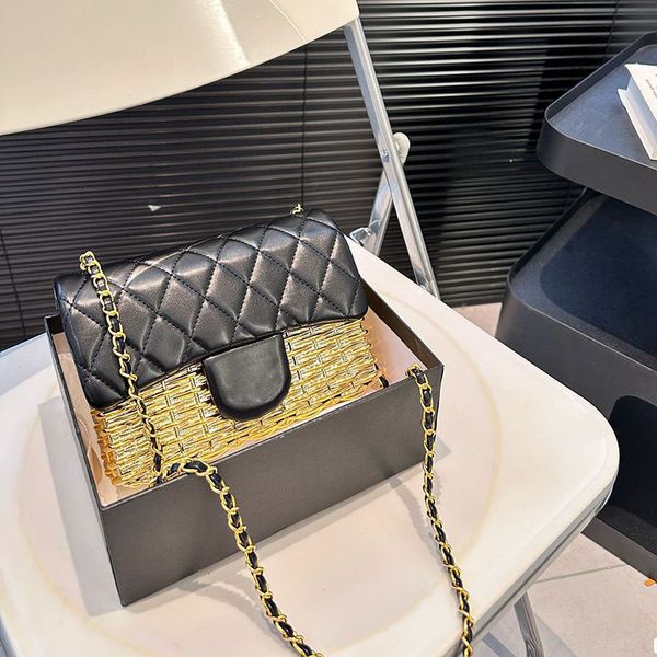 

Designer bag Esigners bags Women Colorful Shoulder bag Handbags Vintage bag Evening Bag Chain bag Messenger Clutch Flap crossbody Wallet lady clutch Fortune bag 20m, Silver