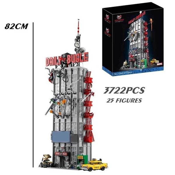 2026 New 3772Pcs Daily Bugle Newspaper Architecture Building Blocks Toy Set - Assemble Bricks Model For Kids Gift Designer