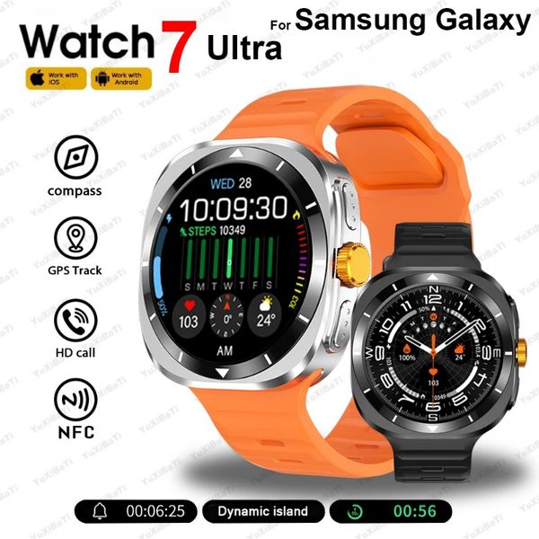 

for 2024 New High End Smartphones Watch 7 Ultra GPS NFC Compass Smart Watch Outdoor Sport Man Smart Watches 6 Upgraded es