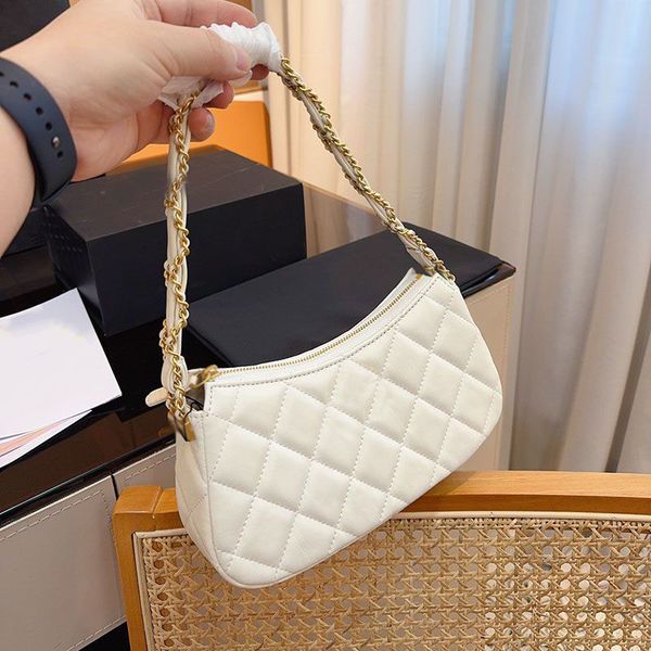 

Designer bags Women luxurys Leather Classic Shoulder bag chain Armpit bag Hobo Handbags Crossbody Bags Chain bag Beach bags Shopping bags Messenger Fortune bag 23m, White