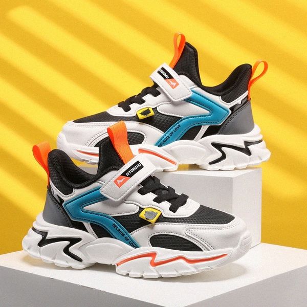 

Sneakers Kids Casual Toddler Shoes Running Children Youth Mesh Basketball Sport Shoes Spring Autumn Big Boys Girls Athletic Kid shoe size 28-39 z5S3#, Black