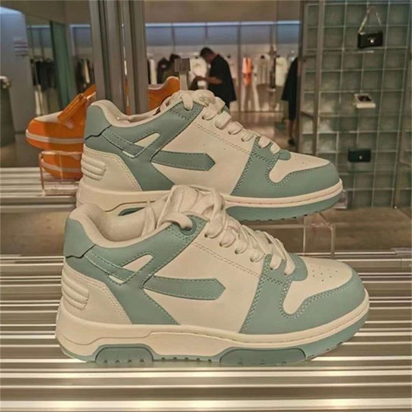 

Shoes Out of Office Sneaker Luxury Shoes for Walking Men Women Running White Black Navy Blue Panda Olive Vintage Distressed Sports Trainer, 4_color