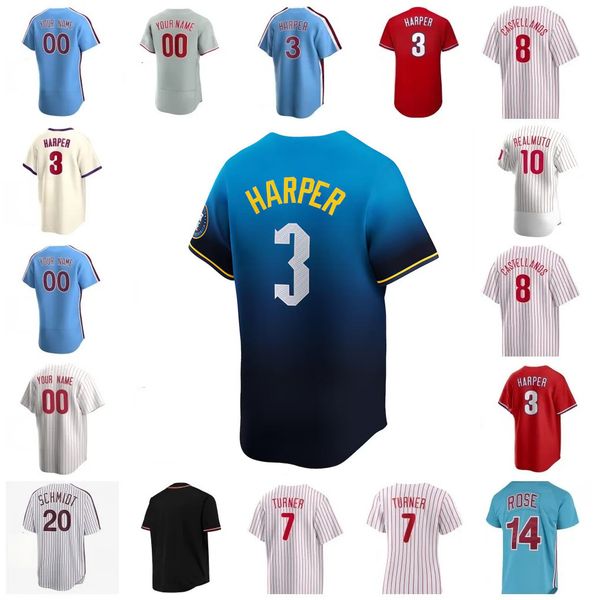 

Harper Jersey Kyle Schwarber Trea Turner J. T. Realmuto Alec Bohm Bryson Stott Rhys Hoskins Aaron Nola Brandon Marsh Zack Wheeler Mike Schmidt City Connect, Man style city connect