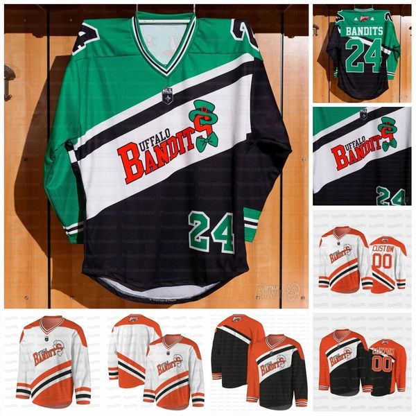 Buffalo Bandits 2024 St. Patrick's Day Nll Jersey Dhane Smith Josh Byrne Matt Vinc Chris Cloutier Connor Fields Chase Fraser Kyle Buchanan Tehoka Nanticoke Brownell