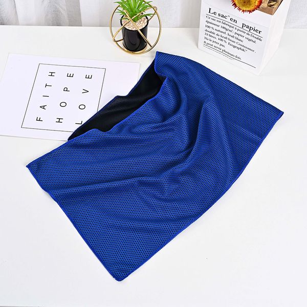 

superfine fiber water-cooled towel sublimation cooling towel, Sky blue