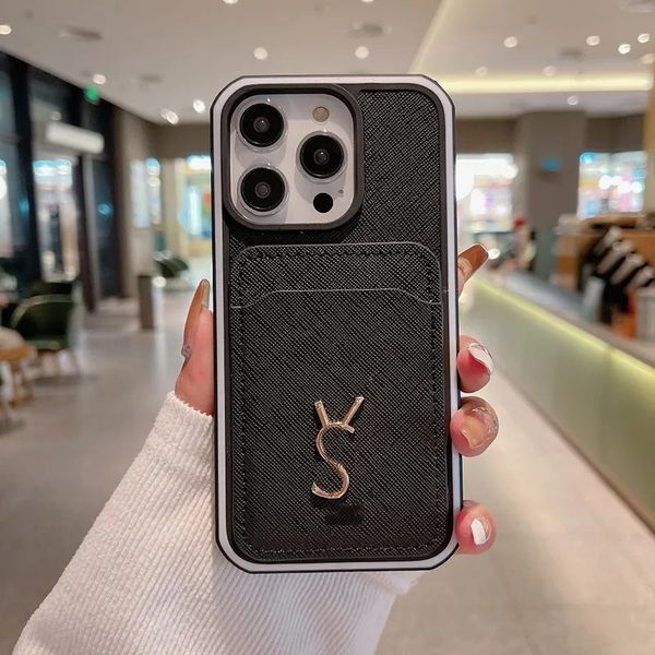 Fashion Phone Case Designer iPhone 15 plus 13 12 14 11 Pro max 15 Promax Luxury Leather Neutral Shockproof Phone Case iphone case dhgate