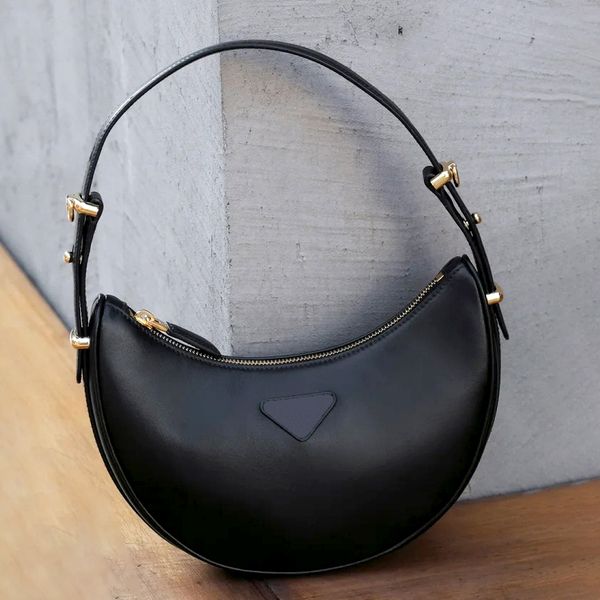 

Designer Bag Shoulder Bags Luxury Handbags Women Fashion Cross Body Classic Half Moon Triangle Embossed Messenger Large Capacity 3 Colors Amazing Quality, #12