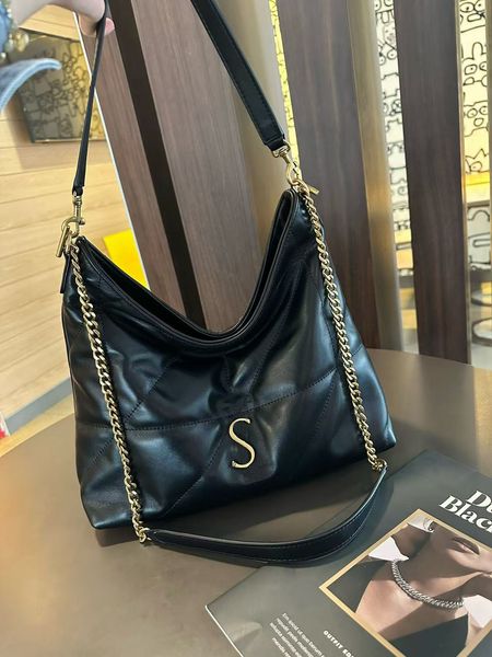 

Designer Chain Bag Large Shoulder Bag Sheep Leather Hobos Bag Fashion Jamie Designers Clutch Bags Women Daily Crossbody Bag Luxury Bag Lady Shopping Bags 2 sizes, Black