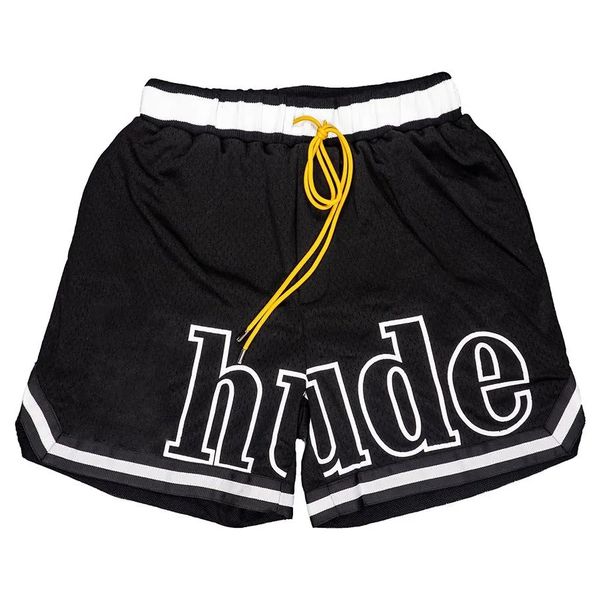 

Designer Mens Fashion Rhude Shorts Casual Short Womens Sport Street Style Sweatpants Pants Men Sunset Print Short, A1