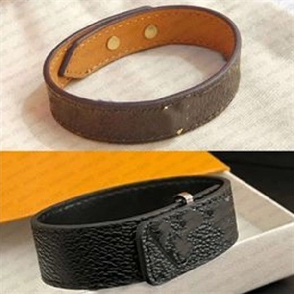 Mens Bracelets Designers Bangle Designer Jewelry Faux Leather Gold Plated Stainless steel Bracelet Womens Wedding Gifts 16a