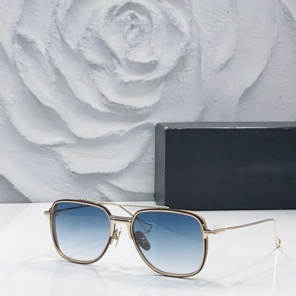 

2024 Alloy Women Men Designer Sunglasses Female Shades Female Eyeear Oculos De Sol Gradient UV400 Lunette De Soleil