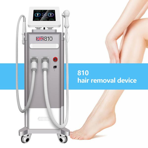 3000W Dual Handles Diode Laser Hair Removal 755nm Picolaser Picosecond laser Tattoo Removal Carbon Peeling Black Face Doll For Salon Beauty Equipment