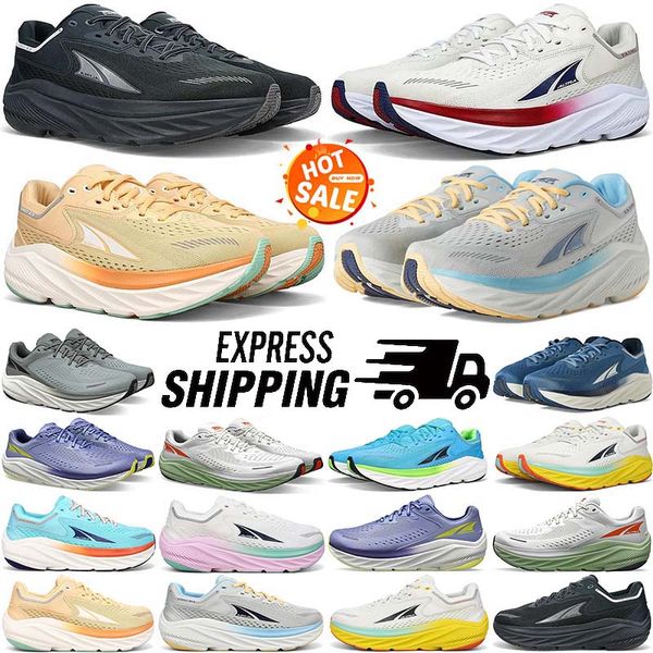 

Designer Altra Via Olympus running shoes for men women Outdoor Black White mens womens trainers sneakers size 36-47 original, #5 green orange 36-45