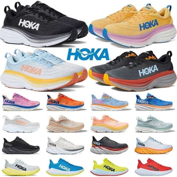 

Clifton hokhs 9 hokh One Bondi 8 Athletic Running Shoes Shock Absorbing Road Fashion Free People Blanc De Blanc Top Designer Mens Womens Trainer Senaker, Ab