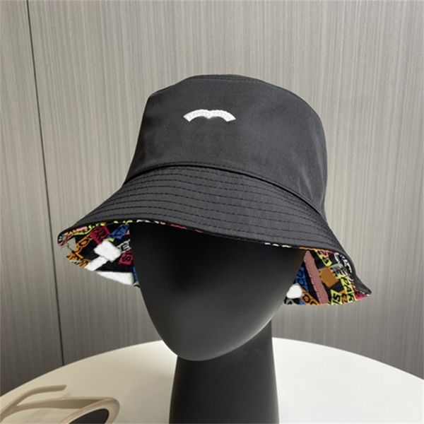 

Woman Man Canvas Cap Bucket Hat Designer Sun Hats Furry Sun Caps Letters Unisex TOP Multi Colors, New 1(l*g*)