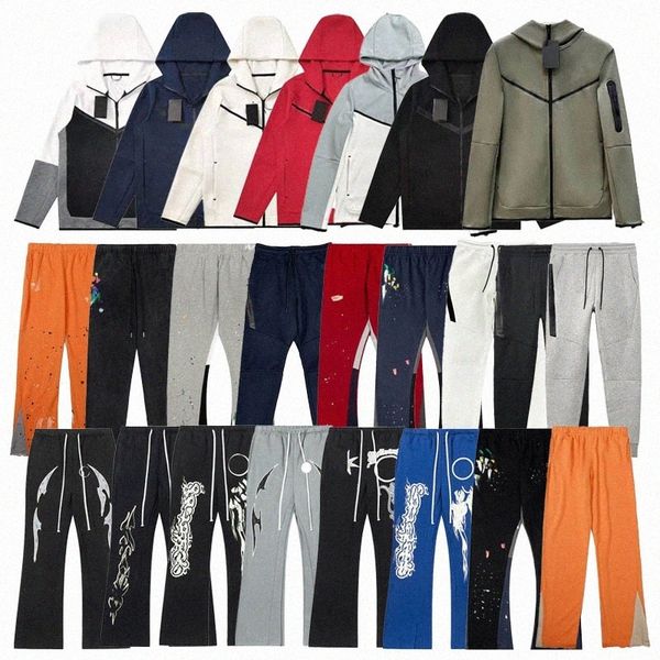 

Mens Tech Fleece Tracksuit Thick Man Tech Sweatpants Sport Outerwear Coats Designer Fleece Sportwear Suit Woman Jogger Pants Trousers Bottoms Techfleece Hoodies, Pants-32