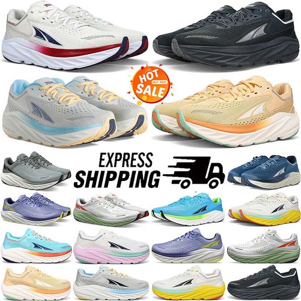 

Designer Altra Via Olympus running shoes for men women Outdoor Black White mens womens trainers sneakers size 36-47, #5 green orange 36-45