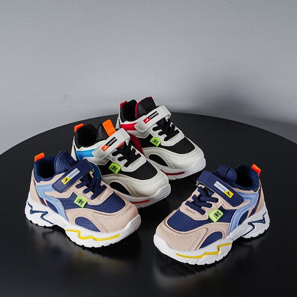 

Kids Sneakers Casual Toddler Children Youth Sport Running Shoes Leather Boys Girls Athletic Outdoor Kid shoe Red Blue Orange size eur 26-36 J0rA#, Multi-color