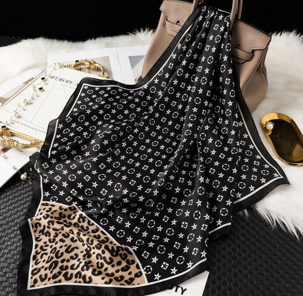 

for Spring Silk 4color 70x70cm Str Thin Women Fashion Girl Long Gauze scarf designers
