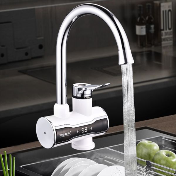 Instant hot electric faucet Household kitchen faucet can be rotated to quickly heat the tap water faucet