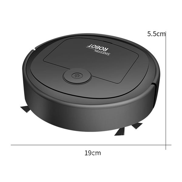 Robotic Vacuum Intelligent Low Noise Floor Sweeper Dust Catcher Carpet Cleaner