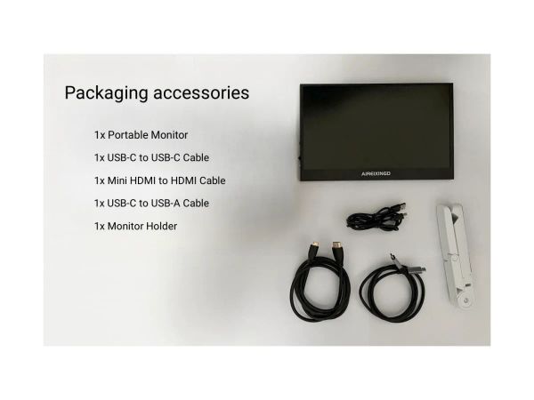 14.0inch 1080P Portable Monitor Ultrathin IPS Screen USB C HDMI Second Screen for Laptop Mac PC Xbox Switch PS