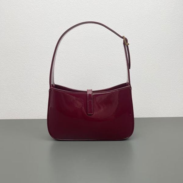 

High Quality Designer Shoulder Bag Book Classic Underarm Hobo Bags Patent Leather Women Handbags Fashionable Messager Purse Luxury Bags For Gift, White