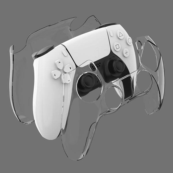 For PS5 DualSense Clear PC Cover Ultra Slim Protector Case for PS5 Controller