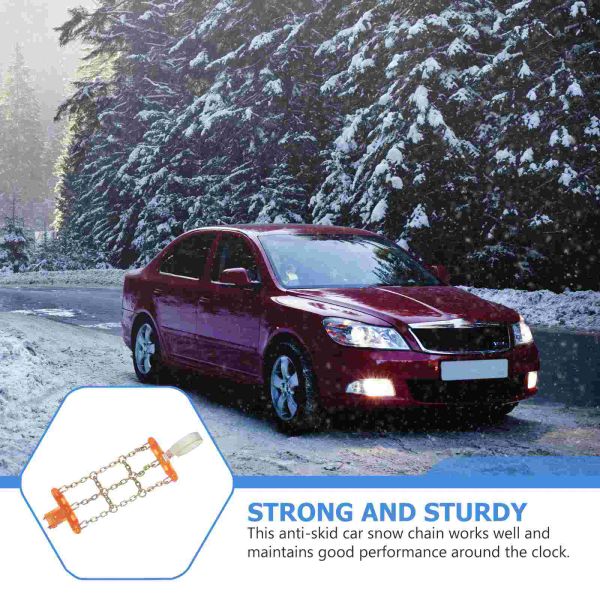 Tire Chains Winter Car Versatile Suv Accessories Safety Snow Wheel Steel Accessory Heavy Duty