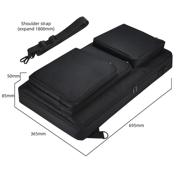 Carrying Case for Pioneer DDJ-FLX6 DDJ-SX DDJ-SX2 Portable Storage Bag DJ Turntables Controller Protective Case Accessory