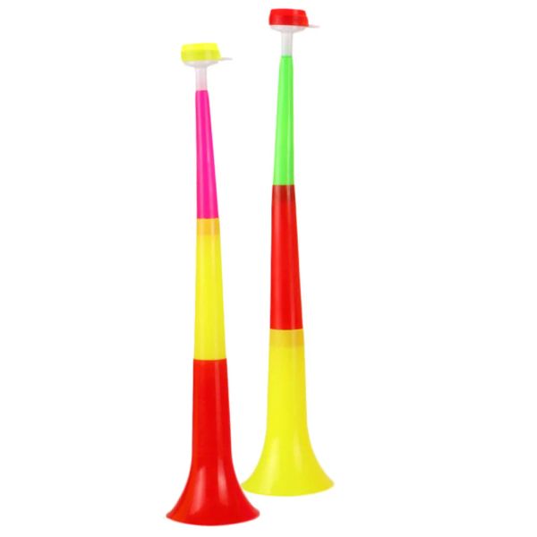 2 Pcs Ball Game Cheering Props Football Noise Makers Soccer Horn Toy Toddler Party Horns Kids Toys Telescopic Trumpets