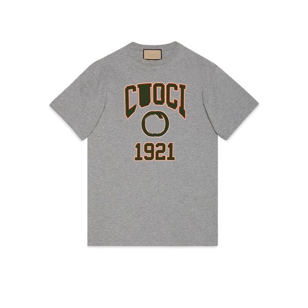 

2024 Designer Brand Tees T Shirts Top Quality Pure Cotton Short Sleeve Shirt Letter Printed Summer Casual Men Clothing, #2