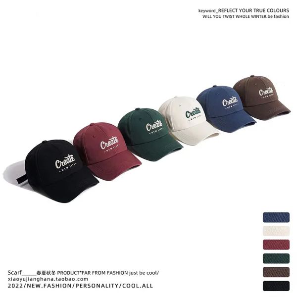 

Fashion Summer Baseball Cap Women Men Adjustable Cotton Sport-cap Female Leisure Classic Big Brim Sunshade Hat Outdoor Male, Black