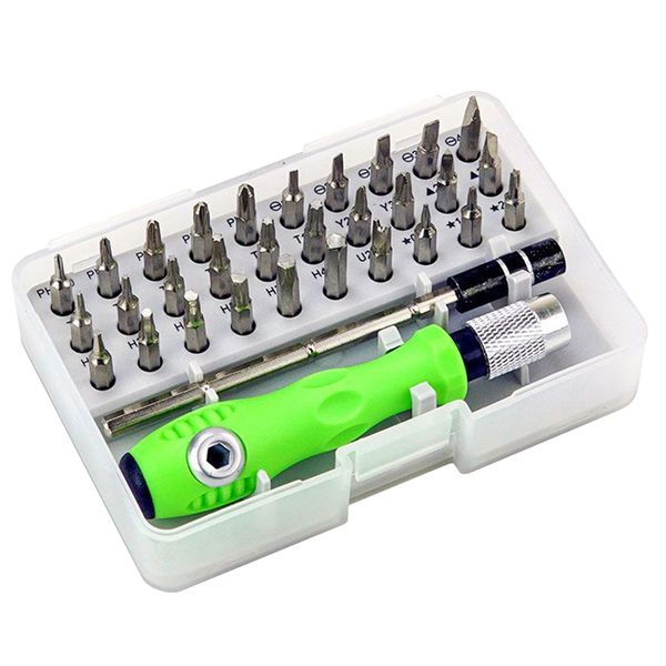 32 in 1 Screwdriver Set Precision Magnetic bit Screw drivers Handle Kits Phone PC Repair Hand Tools for IPhone Watch Camera