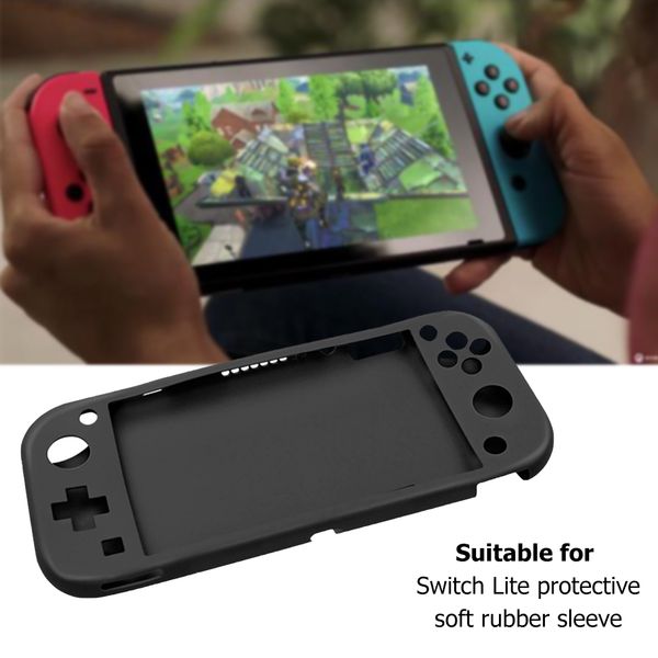 Silicone Protective Cover Game Console Non-slip Case for Nintendo Switch Lite Electronic Machine Accessories