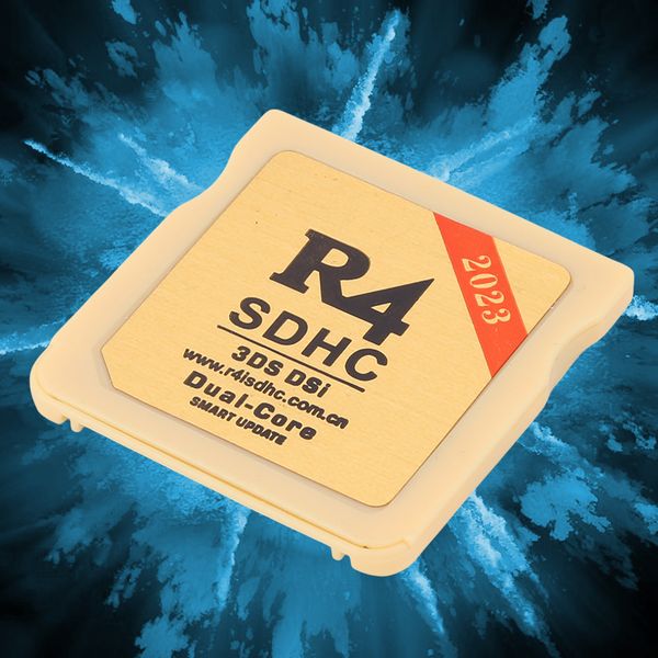 For R4 SDHC Adapter Secure Digital Memory Card Game Burning Card Gold White Portable Flashcard Video Game Card for Nintendo 3DS