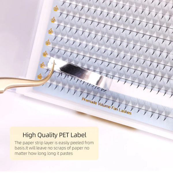 Premade Lashprofessor Volume Fan 5D 6D 8D 10D 12D 16D Individual 2025 Eyelash Thin Pointy Base Premade Russian Volume Lash Extensions