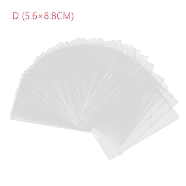 100Pcs Trading Card Protective Sleeves for Baseball Card Sports Cards Game Card