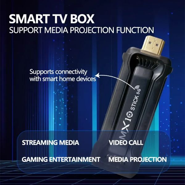 Transpeed TV Stick Android 11 4K Box 2.4G 5G Dual Wifi Allwinner RK3228A Media Player Receiver Set Top